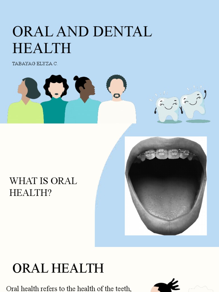Oral and Dental Health PDF Oral Hygiene Dentistry