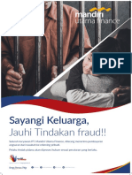 Poster Bahaya Tindakan Fraud! 50x70cm
