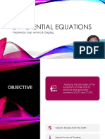 DEQ Elementary Applications of Differential Equations