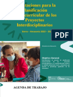 PLANIFICACIÓN - Proyectos Interdisciplinarios Sierra 2022-2023