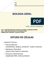 Biologia Geral - Aula 3 - Evolução Da Célula e Química Celular