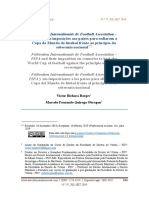 Fédération Internationale de Football Association - FIFA e Suas Imposições Aos Países para Sediarem A