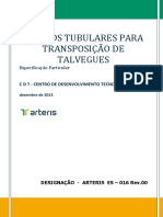 ARTERIS ES 016.bueiros Tubulares para Transposição de Talvegues REV 0