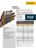 Fluke 107 Palm-Sized, CAT III Digital Multimeter: Technical Data
