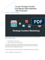 6 Tahap Menyusun Strategi Content Marketing Yang Mampu Meningkatkan Pengunjung Dan Penjualan