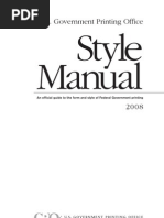 Download GPO Style Manual by kevmurph SN60271208 doc pdf