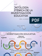 3.1.-Ontología Epistémica de La Investigación Educativa