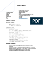 Curriculum Vitae Actual 2022