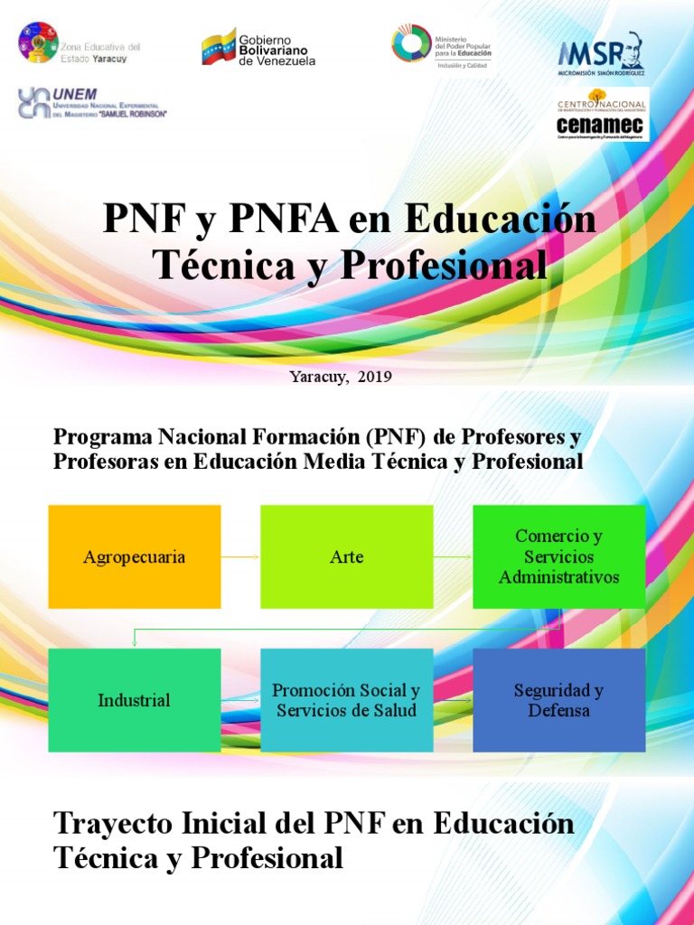 PNF y PNFA en Educación Técnica | PDF | Maestros