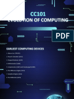 Evolution of Computing