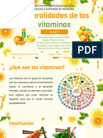 Generalidades de Las Vitaminas