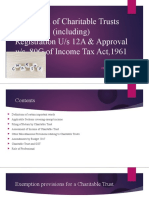 Taxation of Charitable Trusts - CA Vijay Joshi-8.12.2017