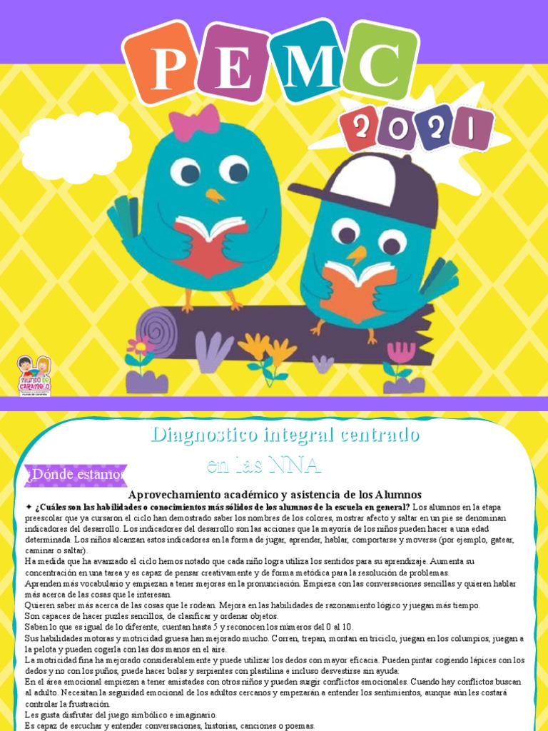 Diagnóstico Integral en Educación Preescolar | PDF | Método de ...