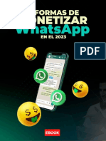 10 Formas de Monetizar WhatsApp - Ebook