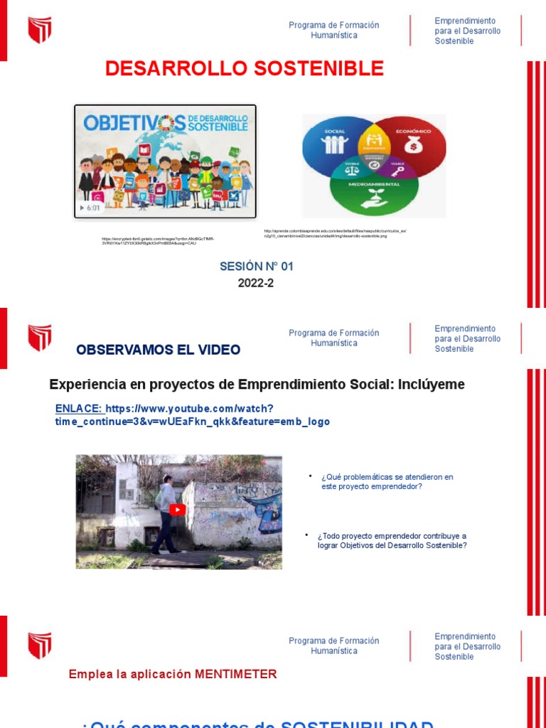 Emprendimiento y Desarrollo Sostenible | PDF | Sustentabilidad ...