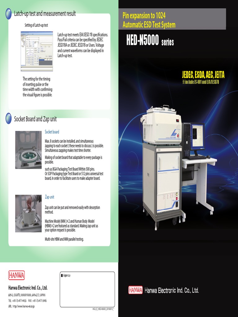 Advanced ESD Test System Overview | PDF | Electrostatic Discharge | Ac ...