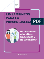 Lineamientos para La Presencialidad 07.06.2022