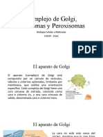 Complejo de Golgi, Lisosomas y Peroxisomas