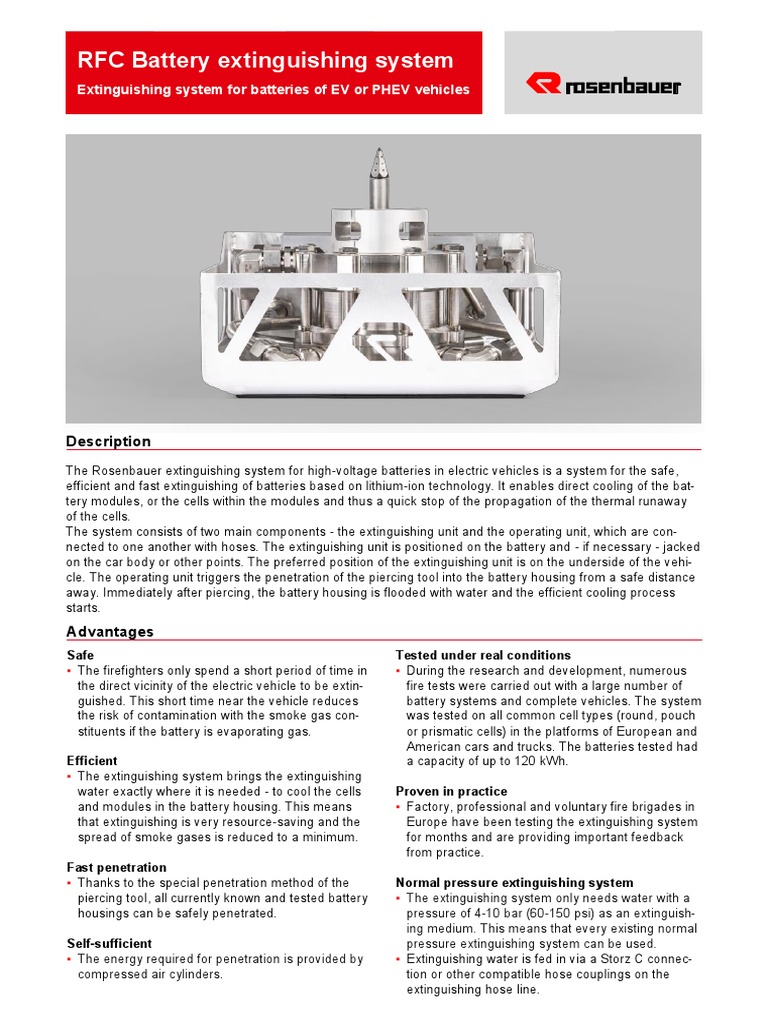 PC481 RFC-battery-extinguishing-system | PDF | Electric Vehicle | Fires