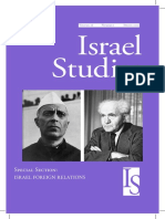 Israel Studies Volume 26 Number 1 Spring 2021 Special Section