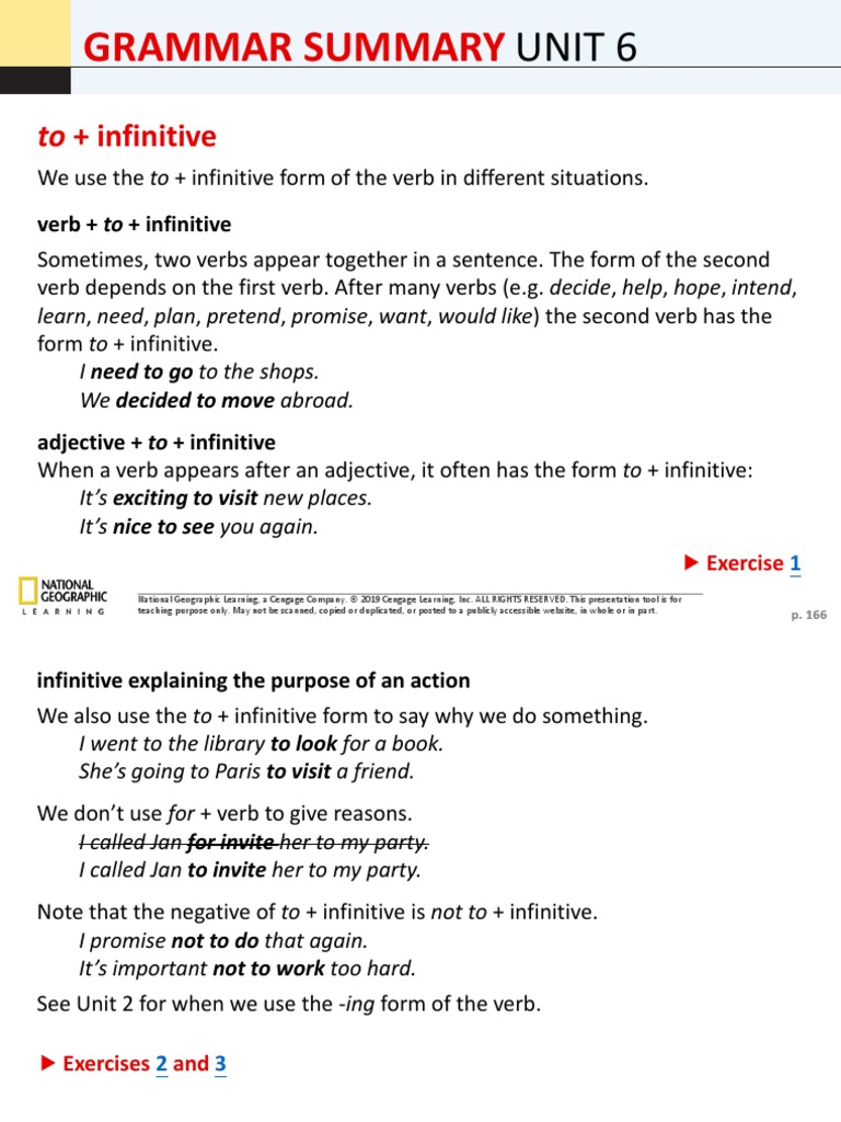 Life - 2e - BrE - Pre-Inter - SB - U06 - Grammar Summary | PDF ...