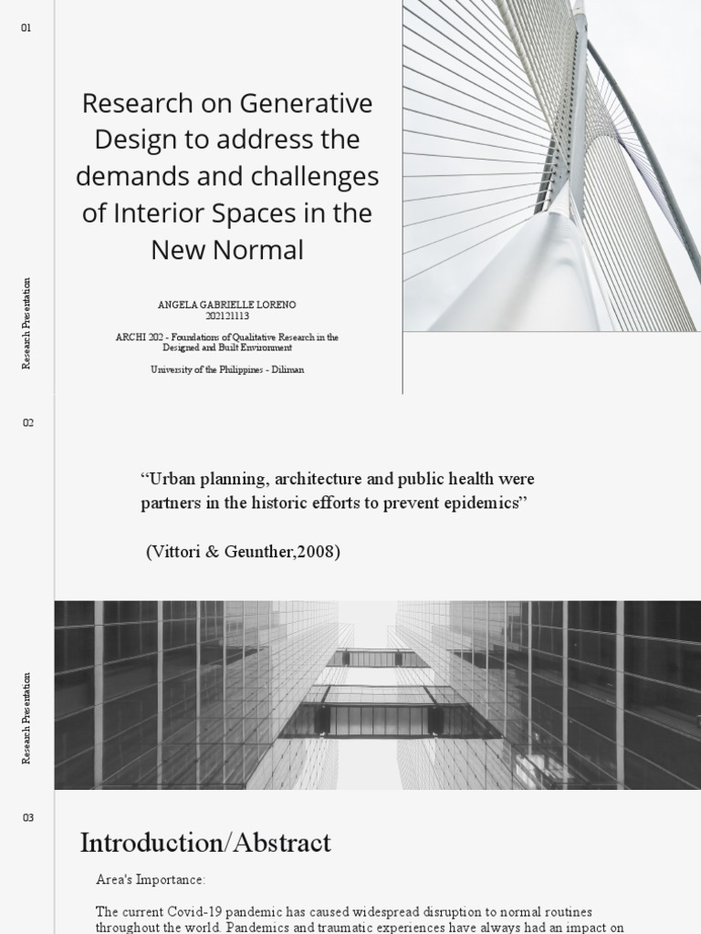 Research On Generative Design To Address The Demands and Challenges of