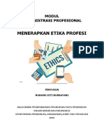 Modul Menerapkan Etika Profesi