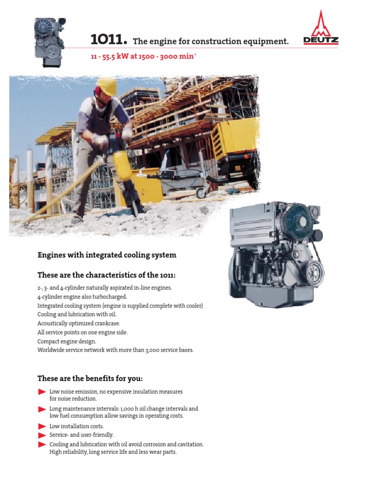 Technical Specifications and Performance Details of the DEUTZ 1011 ...