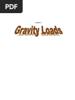 DSS Lecture Note 2 - Gravity Loads