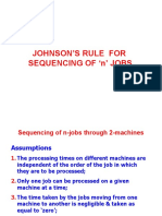Johnson's Rule Problem