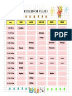 Horario 2do