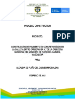 Proceso Constructivo Pav Calle 7A