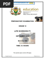 FS LIFE SCIENCES SEPT 2022 P1 and Memo