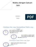 Alat Ukur Waktu Dengan Satuan Jam