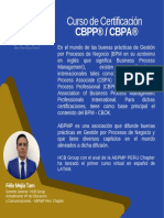 Curso Certificaión CBPP - Inicio 10 Nov 2022