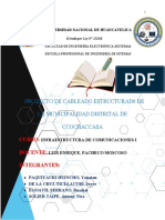 Cableado estructurado municipalidad Ccochacasa