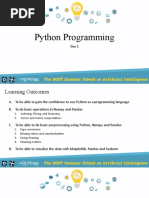 Lecture 1 Pyhton Programming DOST 1