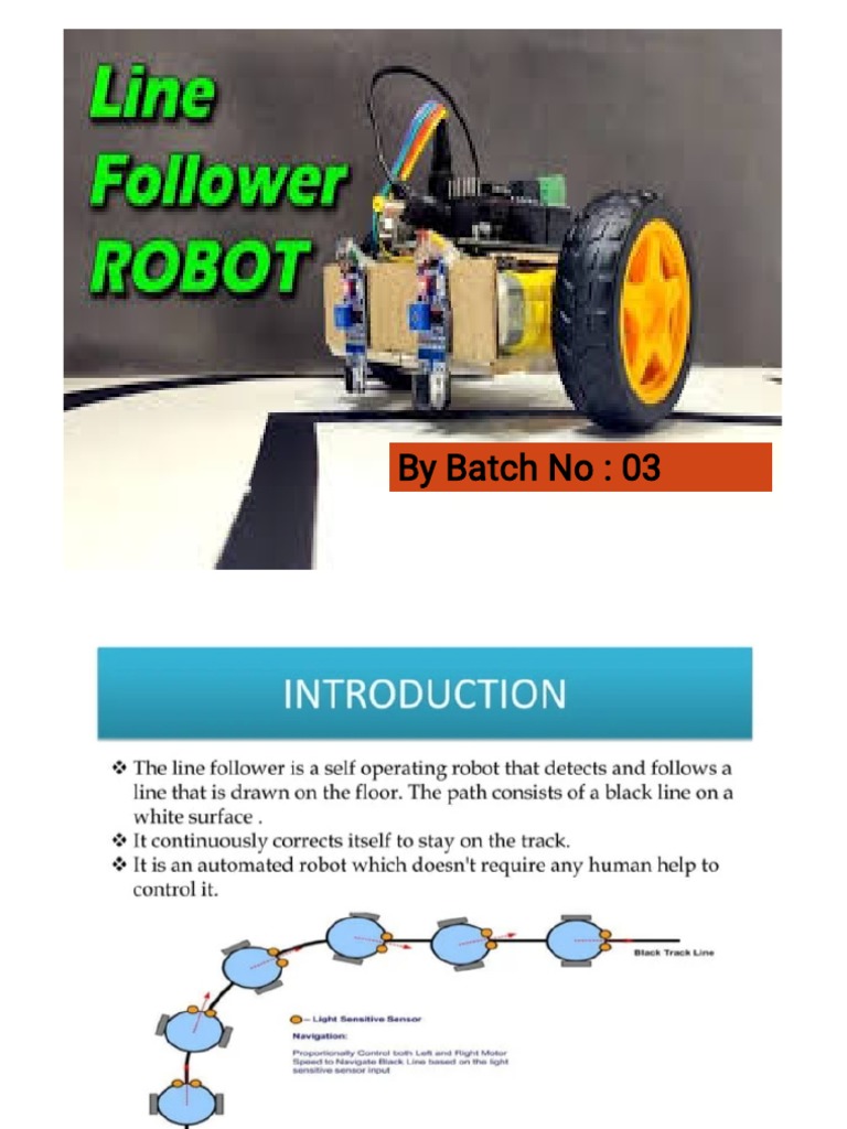 Line Follower Robot Components Guide | PDF