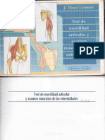 J. Daza - Test de movilidad articular y examen muscular de las extremidades