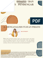 Kelompok 1 Tujuan Pidato Dan Analisis Pendengar