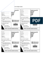 Coursework Identification Labels Teacher Assessment Label 3