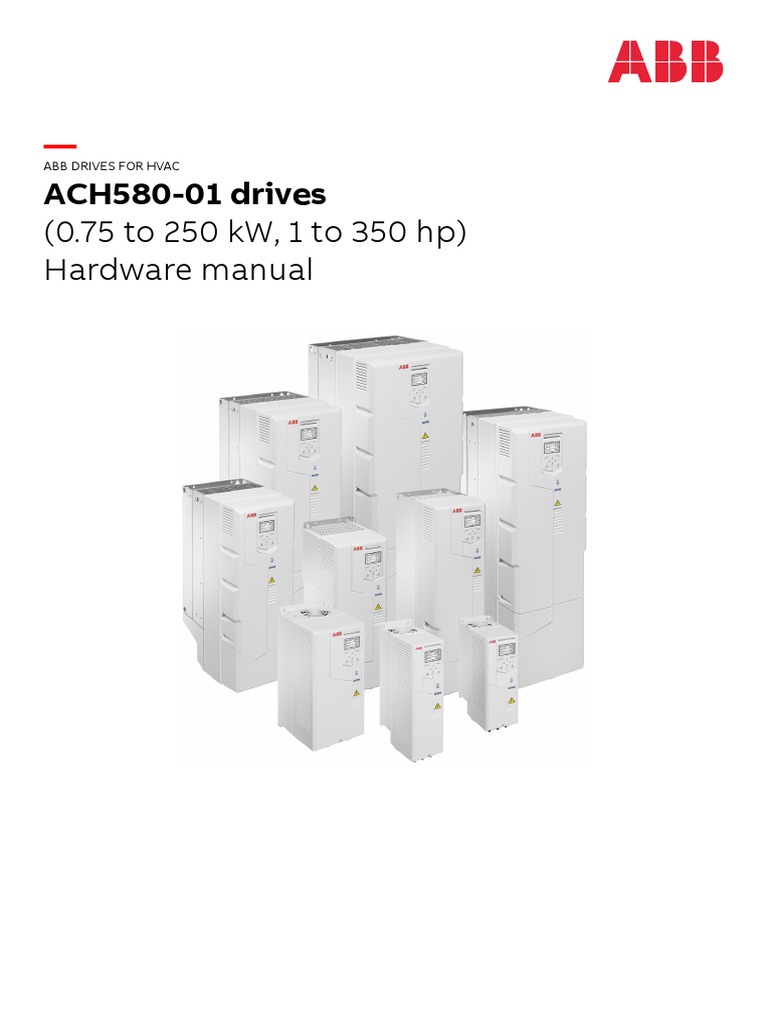 Manual ACH58001 0,75 To 250 KW PDF Power (Physics) Power Engineering