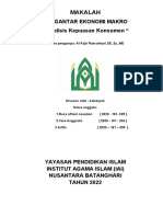 Makalah Analisis Kepuasan Konsumen