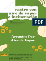 Arrastre de Vapor e Incineración