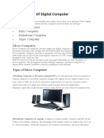 Classification of Digital Computer