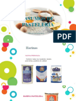 4 Insumos de Pastelería