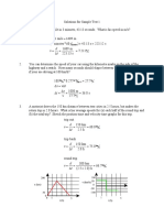 Tutorial 1 Solutions