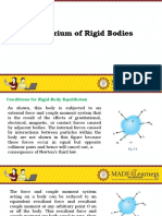 Lesson 4-Topic 2 - Equilibrium of Rigid Bodies