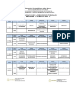 Programacion Examenes Parciales 2022 II