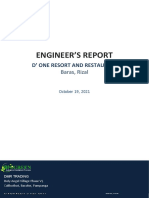 Engineers Report For D' One